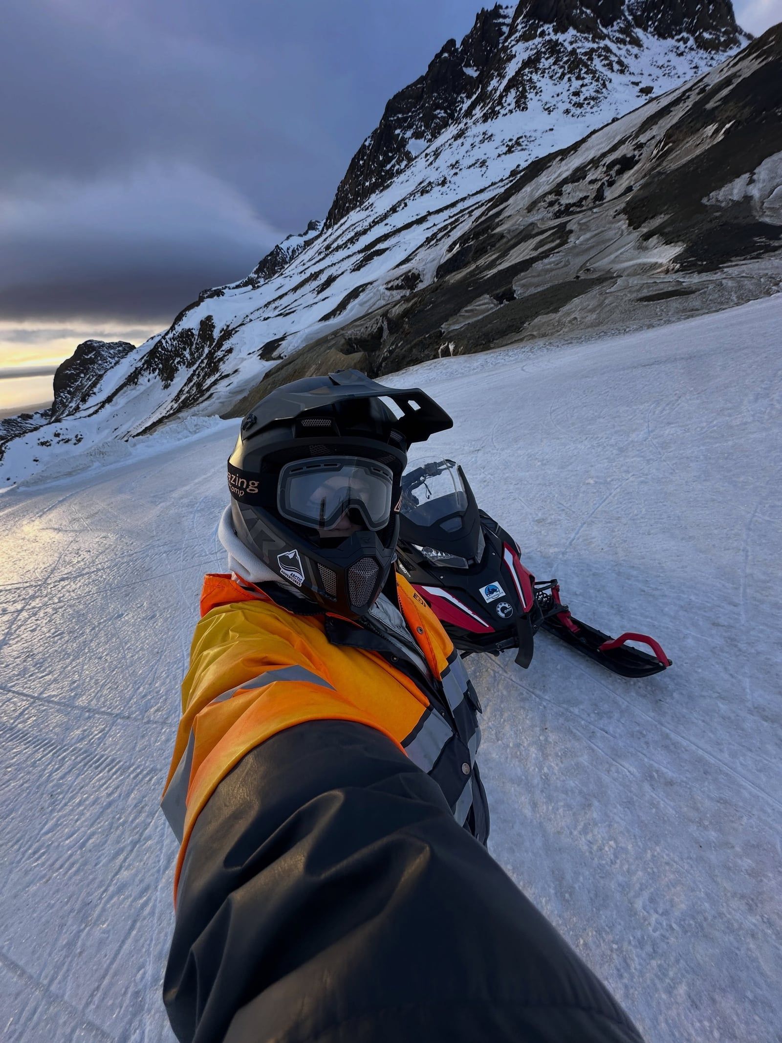 Vatnajökull Glacier tour visitor photo