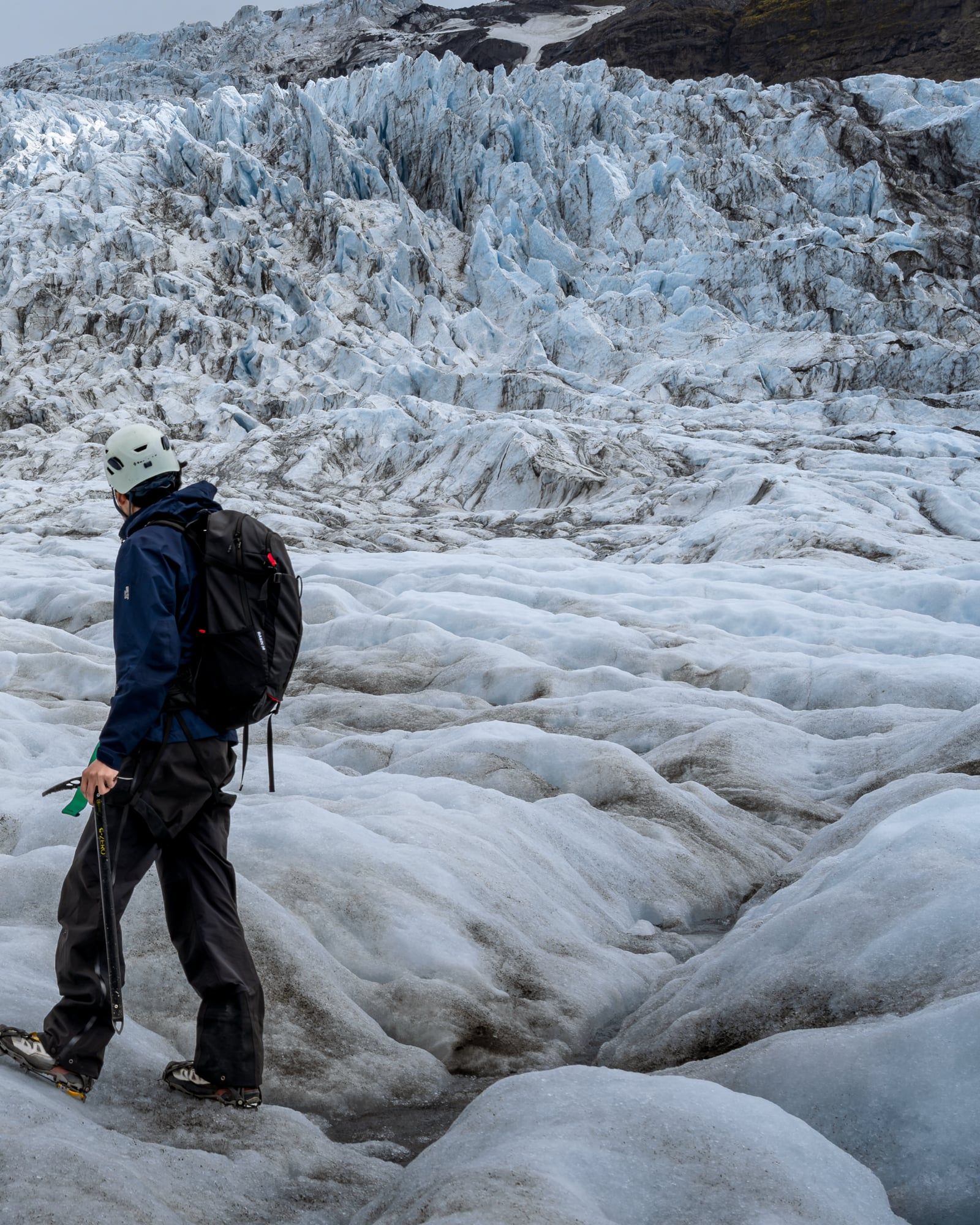 Vatnajökull Glacier tour visitor photo